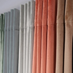 Bán nóng màu rắn nối rèm cửa có độ dày cao có thể được sử dụng cho rèm nhung đỏ dưới bóng của bệ cửa sổ - Product Image 1