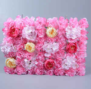 Chất Lượng Cao Nhân Tạo <span class=keywords><strong>Rose</strong></span> Dần Thay Đổi Hoa Tường Bảng Điều Khiển Đám Cưới - Product Image 1