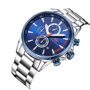 2025 Excelente calidad 3ATM Impermeable Moda de negocios Reloj para hombre Tres diales multifunción Relojes - Product Image 4