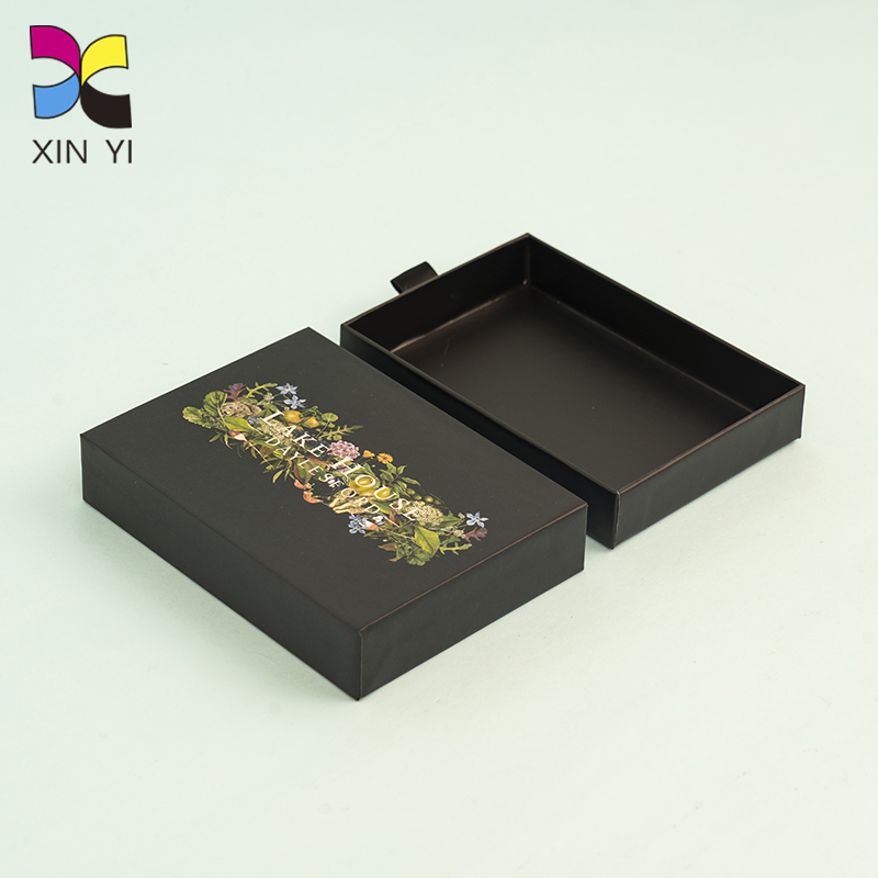 High quality custom magnetic gift box manufacturer luxury drawer box valentine gift box