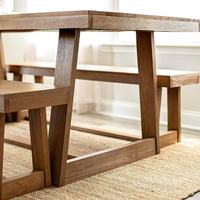 Table basse en bois élégante vintage pour salon, bureau et maison