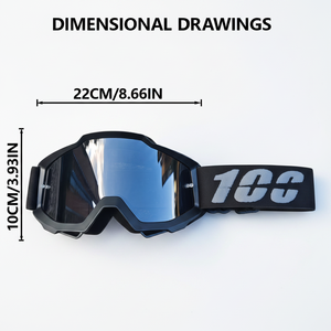 Gafas de Motocicleta con Lentes Intercambiables y Marco Completo para Conducción y Deportes al Aire Libre - Product Image 2