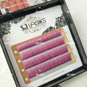 Faux-cils individuels colorés à paillettes, livraison gratuite, nouvelle collection <span class=keywords><strong>2022</strong></span> - Product Image 6