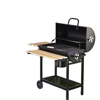 Vente d'usine, barbecue fumoir moderne en acier de qualité supérieure, table de barbecue au charbon de bois, nouveau style très vendu