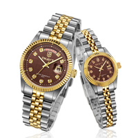 Reloj de Lujo para Hombre y Mujer, Set de Regalo para Pareja, San Valentín, Calendario, Semana, Relojes de Pulsera de Cuarzo, Reloj, Montre