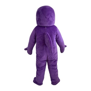 Costume de mascotte <span class=keywords><strong>Dauphin</strong></span> violet joyeux pour <span class=keywords><strong>adulte</strong></span>, ensemble de <span class=keywords><strong>déguisement</strong></span> fantaisie pour Halloween - Product Image 5