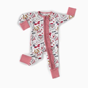 Noël Bambou Mystery Box Bébé Barboteuse Fibre De Bambou Plié Bébé Filles Dormir Pyjamas pour 0-2T Enfants - Product Image 1