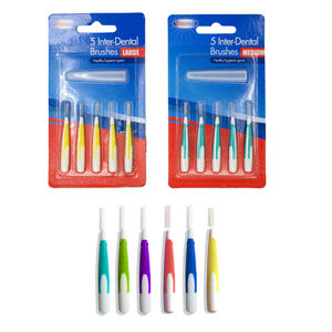 Nouvelle arrivée Brosse interdentaire adulte en forme de L Brosses interdentaires <span class=keywords><strong>Tepe</strong></span> Oral rose Original - Product Image 5