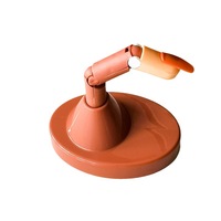 Doigts d'entraînement en acrylique pour manucure, outil de formation en nail art, présentoir, faux ongles en plastique, fournitures de pratique pour la main