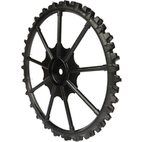 Pneu de tracteur JIUYU d'occasion en acier au carbone avec jante en caoutchouc 1400x80mm, garantie 2 ans, pour transplanteur de riz et pulvérisateur agricole