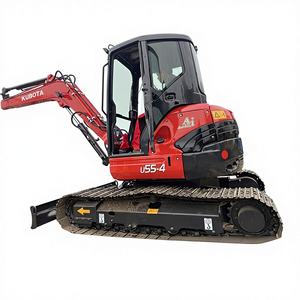 Mini-excavatrice sur chenilles d'occasion U55-4 de 5,5 tonnes, modèle 2022, avec moteur, vérin hydraulique Denison et roulement, à vendre - Product Image 1