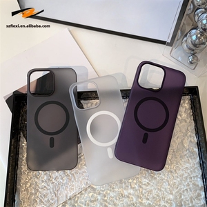 Siêu Mỏng Matte Magnetic phí không dây rõ ràng trường hợp đối với iPhone 13 12 11 Pro Max 16 15 14 cộng với cứng PC Bìa - Product Image 2