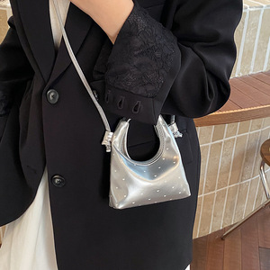 Mini Bolso de Moda para Mujer, Bolso de Mano Texturizado, Bolso Bandolera de un Solo Hombro - Product Image 6