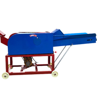 Broyeur de paille 0,6-6 T/h pour la fabrication d'aliments pour volailles et animaux, déchiqueteur d'herbe, hacheuse d'ensilage, machine à couper le fourrage et la paille