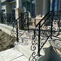 Rampe d'escalier en fer forgé décoratif DAIYA pour maison résidentielle