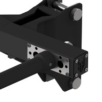 YDYFIT HP0005 Support de barre de dips réglable en acier pour rack 3x3, trou de 1 pouce, pour salle de sport à domicile, garantie 1 an