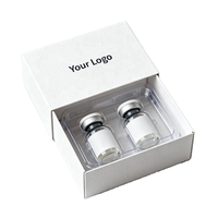 Boîte cadeau personnalisée pour flacons de 3 ml, 5 ml, 10 ml, avec étiquettes, plateau d'insertion, tiroir, support en plastique, fermeture magnétique, personnalisable