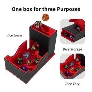   Boîte de rangement portable personnalisée pour dés, tour magnétique à rouleaux pour jeux de société, RPG, PTCG, CCG et accessoires - Product Image 3