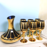 Ensemble de carafe à vin rouge en cristal de verre blanc argenté de luxe européen avec gravure au laser personnalisée, motif, couleur, boîte, 1,8 L, 6-10
