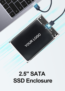 Topdisk 2.5 ''sata3 SSD bao vây USB 3.0 New 2.5 inch SATA3 SSD ổ cứng trường hợp trong suốt di động bên ngoài SSD trường hợp - Product Image 6