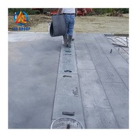 Fabrication professionnelle de flotteurs à béton, flotteur à béton carré en aluminium, flotteur à béton estampé