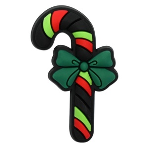 Série de Noël transfrontalière : Boucles décoratives détachables en PVC souple à motifs flocon de neige/fantomme/homme en pain d'épices pour chaussures - Product Image 5