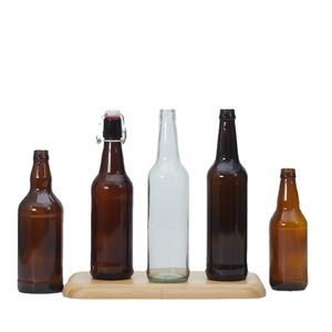 Botella de Vidrio de Varios Tamaños 200ml 250ml 330ml 350ml 500ml Botella de <span class=keywords><strong>Cerveza</strong></span> de Vidrio con Tapa <span class=keywords><strong>Corona</strong></span> Tamaños Variados para Envasado de Diversas Bebidas - Product Image 2