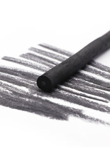 Tongkat Arang Kayu Gambar Bulat Diaktifkan Hitam - Product Image 2