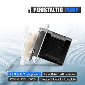 Pompa peristaltik pembersih <span class=keywords><strong>meter</strong></span> 24V, pompa peristaltik pembersih 5000h 1-200ML/menit keandalan tinggi untuk mencuci otomatisasi - Product Image 5