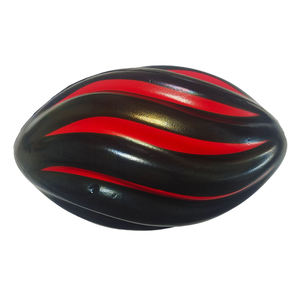 Mardi Gras doux PU 7 ''Mini enfants mousse spirale Football petite pratique <span class=keywords><strong>jouet</strong></span> balle pour jeu jour fête événement sportif célébration - Product Image 3