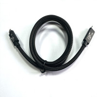Cable USB Tipo C Macho a Macho de 240W con Blindaje de Nailon Trenzado, 2m, 16K, Transferencia de Datos y Video a 80Gbps, Compatible con Computadoras Thunderbolt 4/5