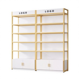 Vitrine de présentation de cosmétiques en bois haut de gamme pour usage commercial - Présentoir pré-assemblé pour salons de beauté, maquillage, soins de la peau SERMING SEM-036 - Product Image 6