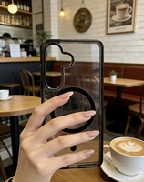 Étui de téléphone transparent magnétique en silicone anti-chute Meracly adapté aux Samsung Galaxy S26 ultra S25 S24/plus A27