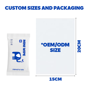 Toallitas Húmedas <span class=keywords><strong>de</strong></span> Agua Pura, Tamaño Pequeño, Ultra Suaves, Personalizadas, para Viaje, Limpieza <span class=keywords><strong>de</strong></span> Bebés - Product Image 6