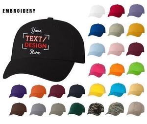 Custom Logo 3D Embroidery Print Flat Brim <b>Plain</b> Blank 6 Panel Unstructured Snapback <b>Caps</b> Fitted Baseball Hat - Product Image 2
