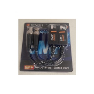 Hot bán <span class=keywords><strong>CCTV</strong></span> BALUN 1080P HD TVI CVI AHD <span class=keywords><strong>BNC</strong></span> 8MP thụ động UTP xoắn cặp Video Balun và Balun kết nối cho HD máy ảnh - Product Image 1