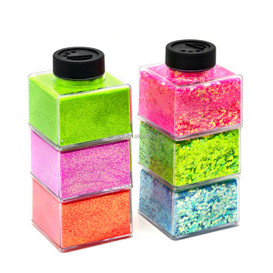 Purpurina Fina Brillante a Granel, Más de 10000 Colores, Purpurina Gruesa, Botella Mezcladora de Material <span class=keywords><strong>PET</strong></span> de 2 oz para Ojos, Rostro, Uñas y Manualidades - Product Image 6