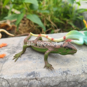 Figuras de Plástico Suave de Animales Realistas de Zoológico, Modelo SL, Figura de TARYDROMUS AMURENSIS, Lagarto Pequeño en 3D, Juguetes en Empaque de Cartón - Product Image 5