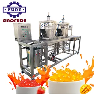 good flavor and round shape high quality popping boba equipment juice filling boba balls machinery bubble tea production line