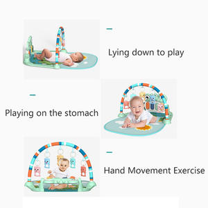 Konigキッズキック & プレイピアノジムライト & ミュージック付きベビーおもちゃベビーマットベビーアクティビティジムギムナシオパラベベ - Product Image 3