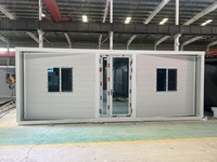 Maison mobile extensible de 20 pieds et 40 pieds, structure en acier léger, conteneur habitable, 2 chambres, imperméable, construction rapide pour station balnéaire