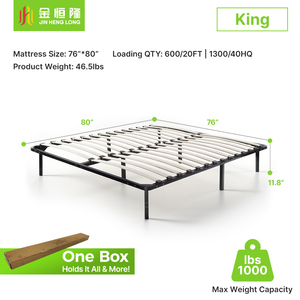 Mua số lượng lớn khung giường hiện đại để sử dụng thương mại, dễ dàng hạ gục, bao bì sinh thái, yên tĩnh và chắc chắn - Product Image 3