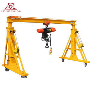 Grúa pórtico portátil de una sola viga 0.5Ton 1ton 2ton Taller de elevación móvil de acero grúas pórtico de altura ajustable 1 tonelada - Product Image 2