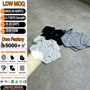 Sudadera con Capucha Unisex Personalizada, 100% Algodón, Felpa Francesa, Cierre Frontal con Cremallera, Logotipo Impreso, Corte Regular, Estilo Casual para Otoño - Product Image 1