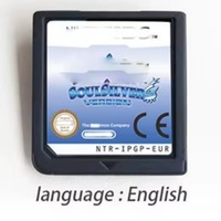 Cartucho de Juego EUR en Inglés Europeo, Versión Pearl HeartGold SoulSilver Diamond Platinum para Ds 2ds nds
