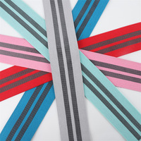 Bandes élastiques de fitness de haute qualité, multi-largeurs, personnalisées, différentes couleurs, résistantes, pour ceinture de sport et de fitness tissée