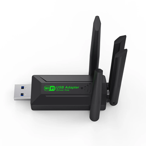 Dual Band 2.4G 5GHz <strong>Ethernet</strong> WIFI Network Card <strong>Adapter</strong> <strong>Wireless</strong> 1300Mbps 4 Antenna Desktop Receiver External Stock - Product Image 3