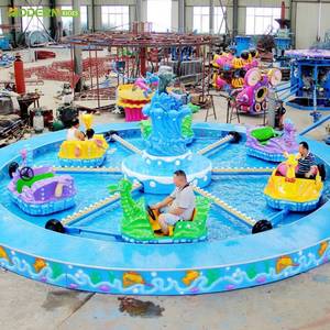 Atracción de Barco Flotante para Carnaval, Parque Acuático, Juegos Mecánicos para Niños, de Fibra de Vidrio, para Interiores y Exteriores, para Centros Comerciales - Product Image 3