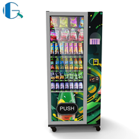 Distributeur automatique de boissons/en-cas/aliments de haute qualité, dernière génération, 24 heures sur 24, 110/220V, petit modèle, capacité 200-300, système de refroidissement