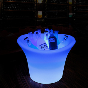 Bầu không khí ánh sáng LED Ice Bucket bảng đèn sáng tạo Bar rượu bia điều khiển từ xa 16 màu sạc <span class=keywords><strong>USB</strong></span> Đèn trang trí - Product Image 1